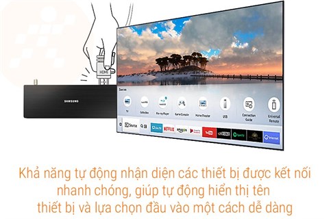 Smart Tivi Samsung 55 inch UA55MU6400 kết nối dễ dàng