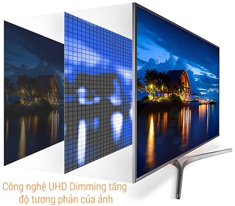 Smart Tivi Samsung 55 inch UA55MU6400 có công nghệ UHD Dimming