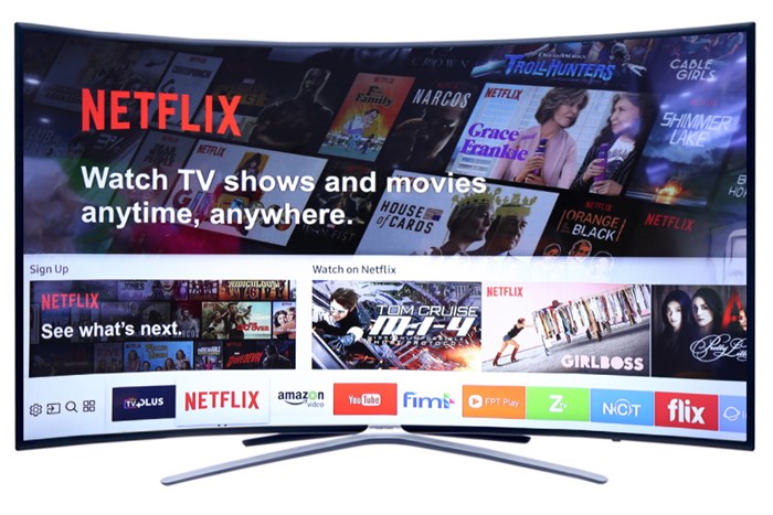 Smart Tivi Cong Samsung 55 inch UA55M6300 Màu Đen