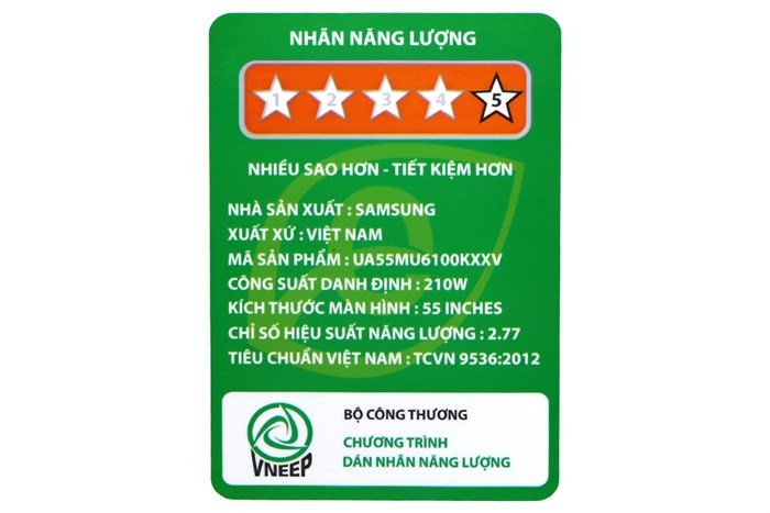 Smart Tivi Samsung 4K 55 inch UA55MU6100 Màu Đen