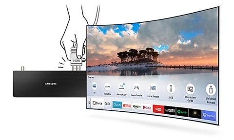Tự động nhận diện được các thiết bị đã được kết nối với Smart Tivi Samsung 49 inch UA49M6300