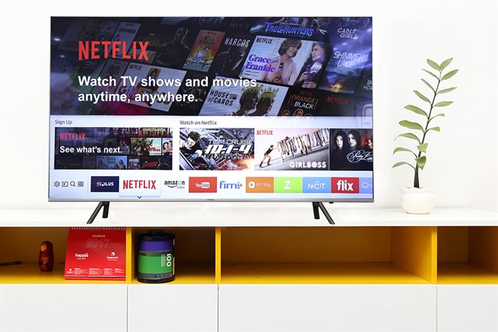 Smart Tivi Samsung 4K 55 inch UA55MU7000 Màu Bạc