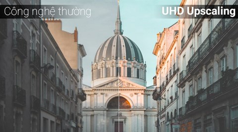 Công nghệ UHD Upscaling trên Smart Tivi Cong Samsung 55 inch UA55MU8000