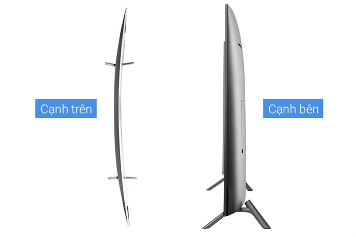 Smart Tivi Cong Samsung 4K 55 inch UA55MU8000 Màu Bạc