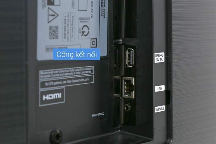 Smart Tivi Cong Samsung 4K 55 inch UA55MU8000 Màu Bạc