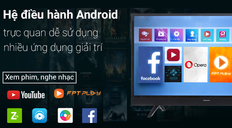 Smart Tivi Skyworth 32 inch 32S3A