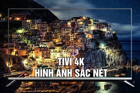 Chất lượng hình ảnh 4K trên Smart Tivi Skyworth 55 inch 55G6