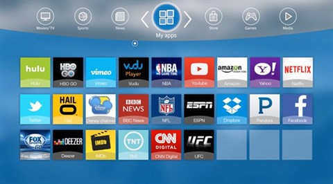 Hệ điều hành Tizen OS đơn giản, dễ sử dụng trên Smart Tivi Cong Samsung 49 inch UA49MU8000