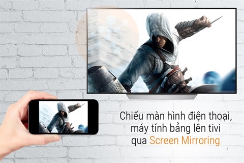 Chiều màn hình điện thoại lên tivi