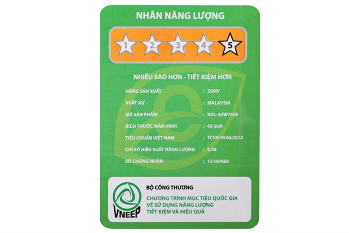 Smart Tivi Sony 43 inch KDL-43W750E Màu Đen