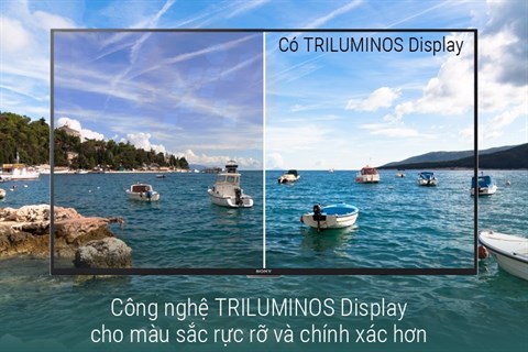 Internet Tivi Sony 49 inch KDL-49W750E có Công nghệ TRILUMINOS Display