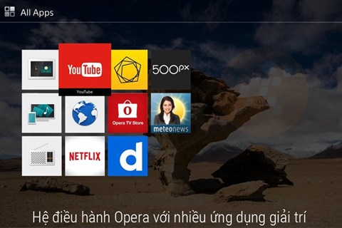 Internet Tivi Sony 49 inch KDL-49W750E với hệ điều hành Opera