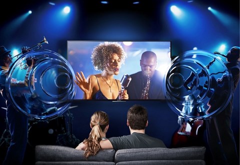 Âm thanh mạnh mẽ - Internet Tivi Sony 49 inch KDL-49W750E