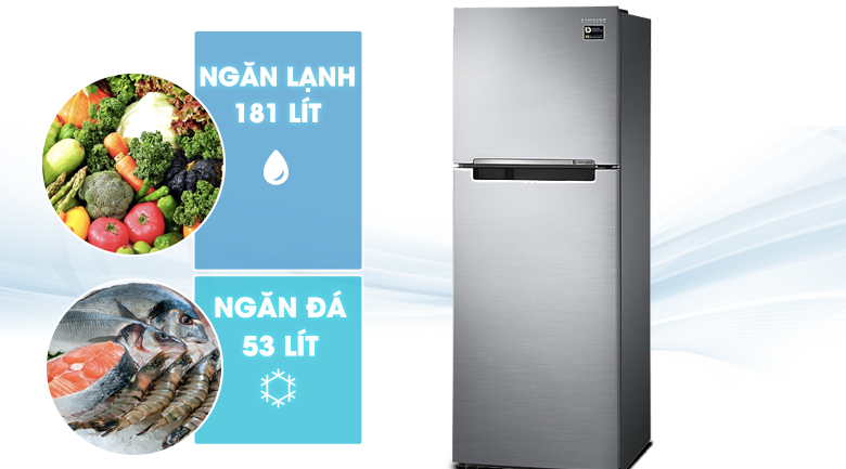Tủ lạnh Samsung Inverter 236 lít RT22M4033S8/SV
