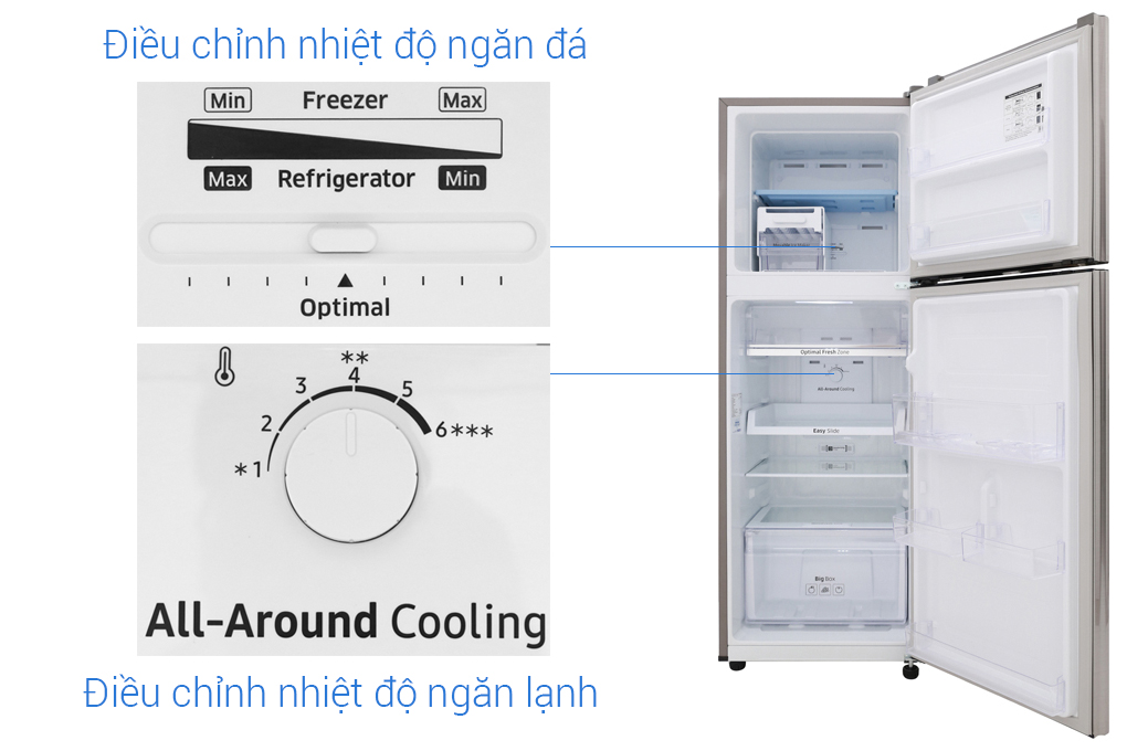 Tủ lạnh Samsung Inverter 236 lít RT22M4033S8/SV - 10