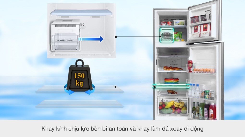 Tủ lạnh Samsung Inverter 256 lít RT25M4033S8/SV