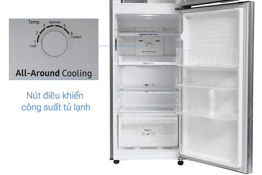 Tủ lạnh Samsung Inverter 256 lít RT25M4033S8/SV Màu Xám