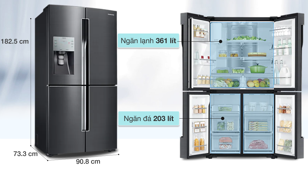 Tủ lạnh Samsung Inverter 564 lít RF56K9041SG/SV