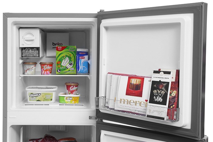 Tủ lạnh Beko Inverter 230 lít RDNT230I55VZX Màu Xám