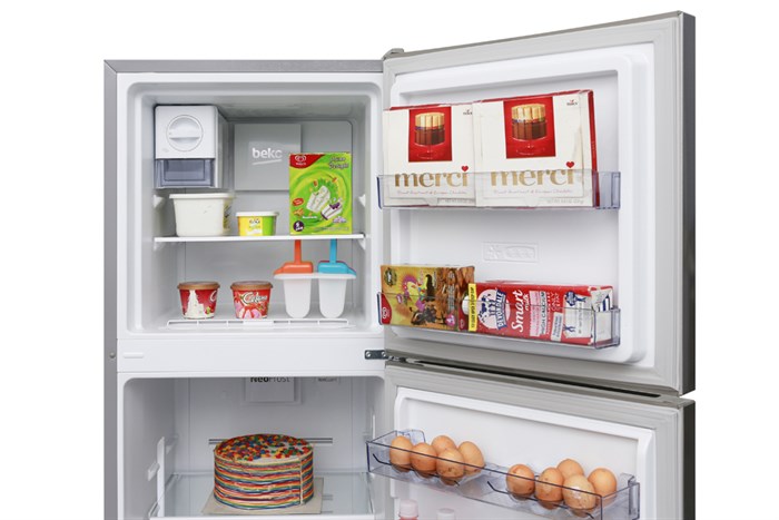 Tủ lạnh Beko Inverter 270 lít RDNT270I50VZX Màu Xám