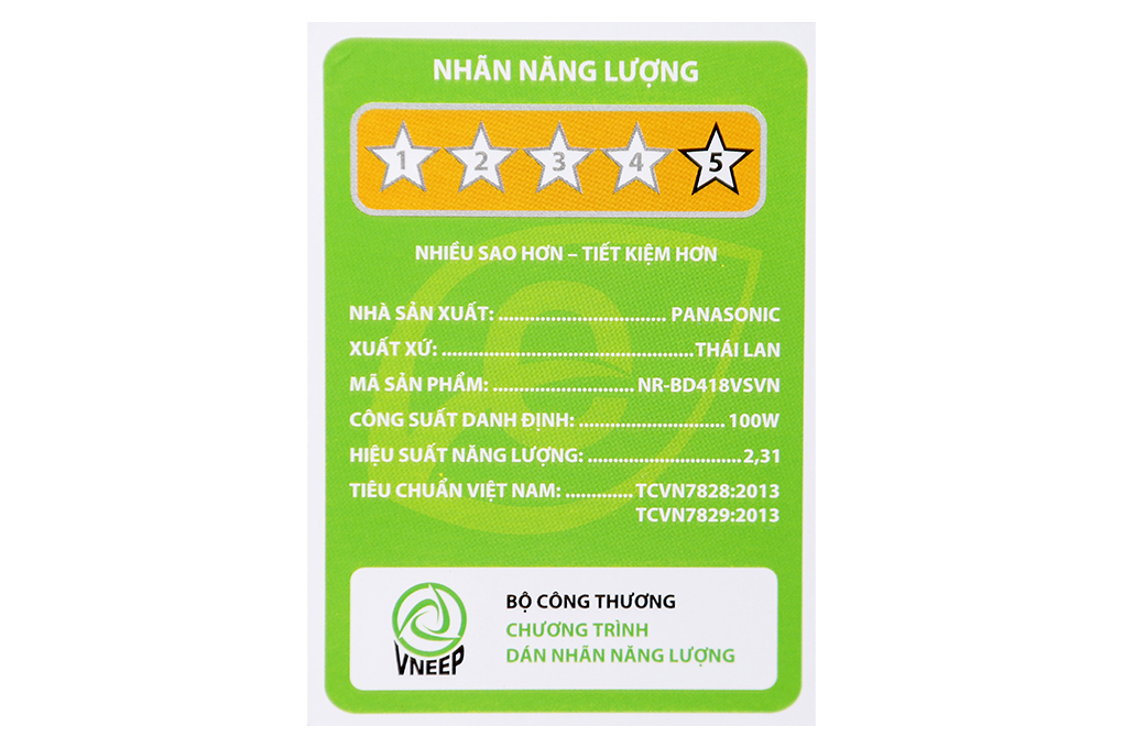 Tủ lạnh Panasonic Inverter 330 lít NR-BD418VSVN Màu Xám