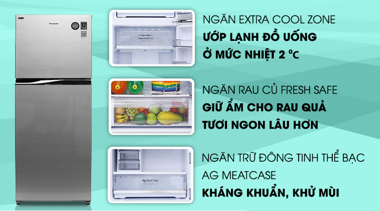 Tủ lạnh Panasonic Inverter 405 lít NR-BD468VSVN
