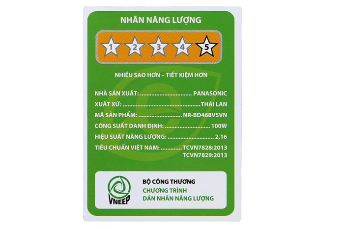 Tủ lạnh Panasonic Inverter 405 lít NR-BD468VSVN Màu Xám
