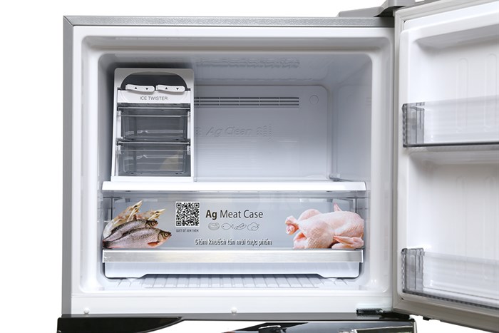 Tủ lạnh Panasonic Inverter 405 lít NR-BD468VSVN Màu Xám