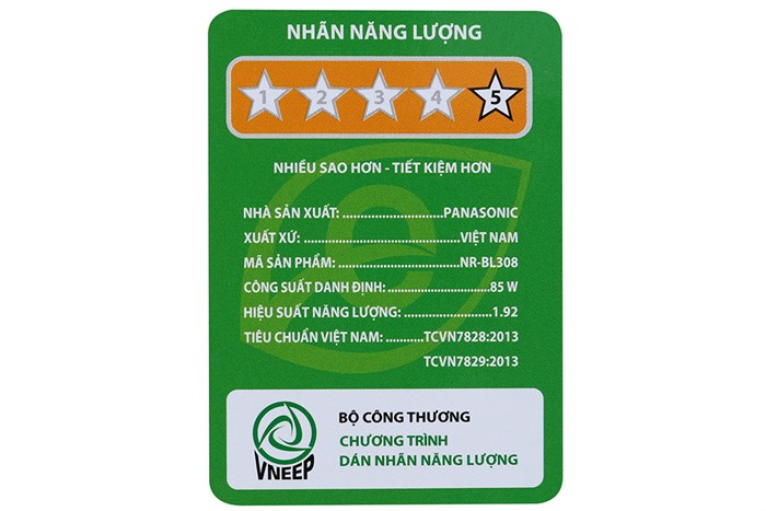 Tủ lạnh Panasonic Inverter 267 lít NR-BL308PSVN Màu Bạc