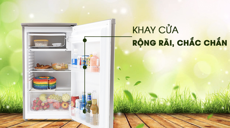 Khay cửa thiết kế rộng rãi - Tủ lạnh Beko 90 lít RS9050P