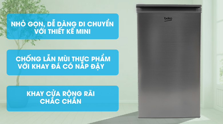 Tủ lạnh Beko 90 lít RS9050P