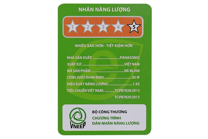 Tủ lạnh Panasonic Inverter 267 lít NR-BL308PKVN Màu Đen