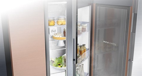 Giữ nhiệt hiệu quả với 3 tấm Metal Cooling - Tủ lạnh Samsung Inverter 620 lít RH58K6687SL/SV