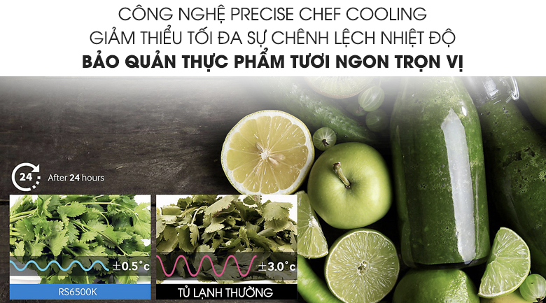 Tủ lạnh Samsung Inverter 620 lít RS62K62277P/SV