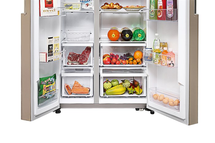 Tủ lạnh Samsung Inverter 620 lít RS62K62277P/SV Màu Vàng đồng