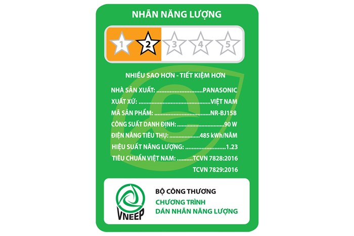 Tủ lạnh Panasonic 135 lít NR-BJ158SSV1 Màu Xám