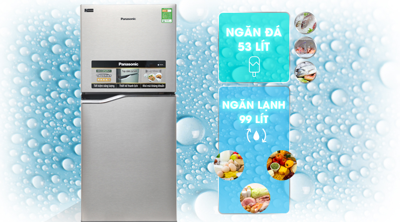 Tủ lạnh Panasonic Inverter 152 lít NR-BA178PSV1