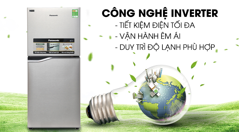 Tủ lạnh Panasonic Inverter 152 lít NR-BA178PSV1