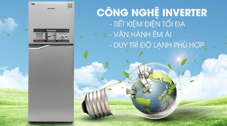 Công nghệ Inverter - Tủ lạnh Panasonic Inverter 188 lít NR-BA228PSV1 Công nghệ Inverter - Tủ lạnh Panasonic Inverter 188 lít NR-BA228PSV1