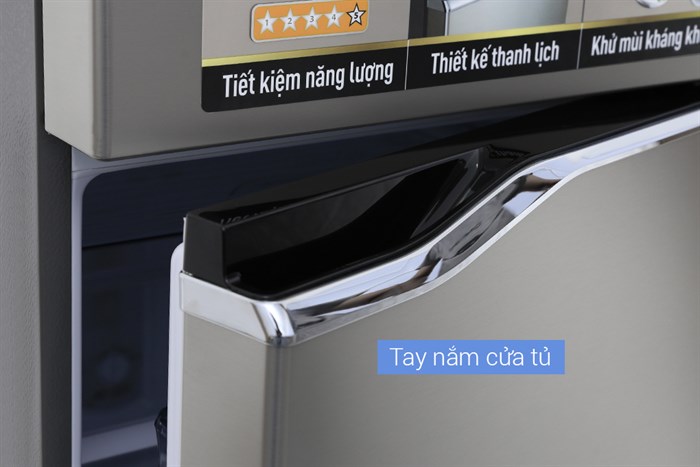 Tủ lạnh Panasonic Inverter 188 lít NR-BA228PSV1 Màu Bạc