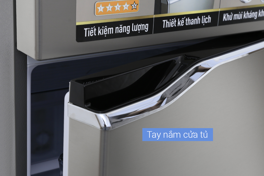 Tủ lạnh Panasonic Inverter 188 lít NR-BA228PSV1 Màu Bạc