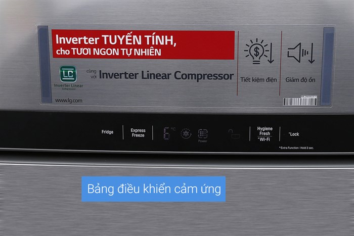 Tủ lạnh LG Inverter 475 lít GN-L602S Màu Xám