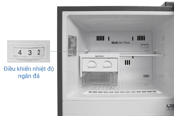 Tủ lạnh LG Inverter 208 lít GN-L208PS Màu Xám