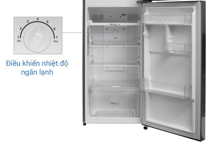 Tủ lạnh LG Inverter 208 lít GN-L208PS Màu Xám