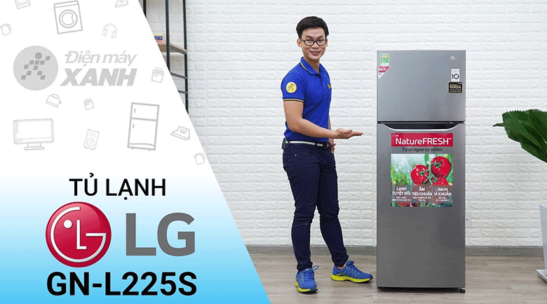 Tủ lạnh LG Inverter 209 lít GN-L225S