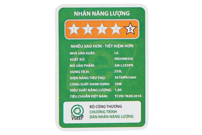 Tủ lạnh LG Inverter 255 lít GN-L255PN Màu Xanh đen