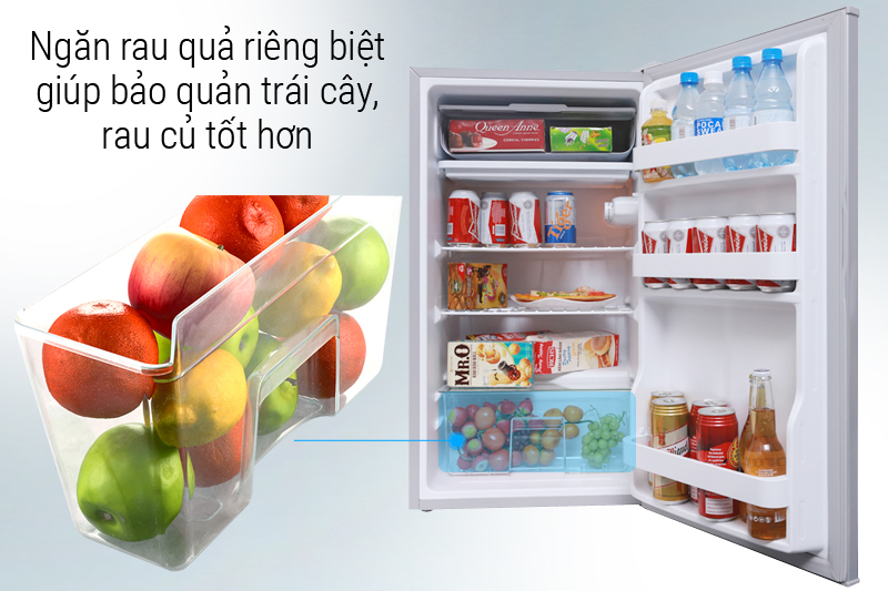 Ngăn rau quả - Tủ lạnh Midea 93 lít HS-122SN