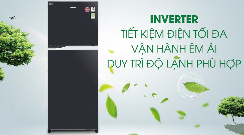 Công nghệ Inverter siêu tiết kiệm điện năng - Tủ lạnh Panasonic Inverter 405 lít NR-BD468GKVN Công nghệ Inverter siêu tiết kiệm điện năng - Tủ lạnh Panasonic Inverter 405 lít NR-BD468GKVN