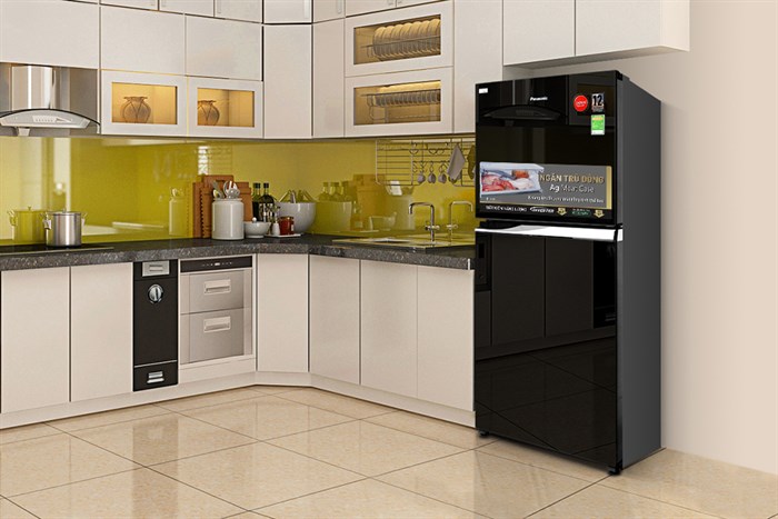 Tủ lạnh Panasonic Inverter 405 lít NR-BD468GKVN Màu Đen