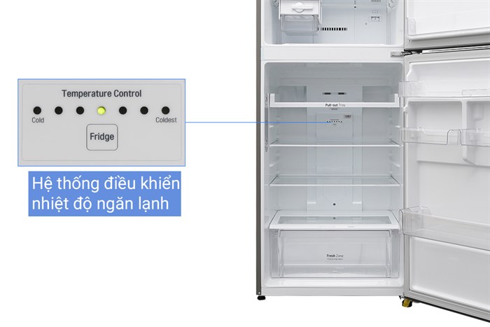 Tủ lạnh LG Inverter 393 lít GN-L422PS Màu Bạc